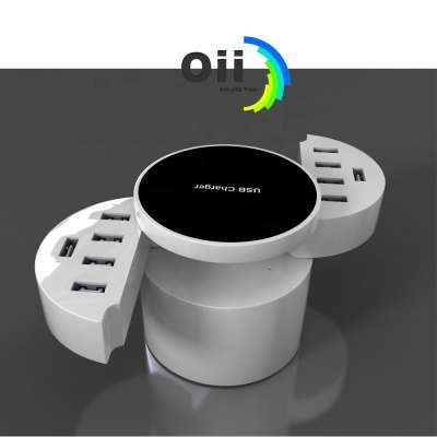 Multi Port USB Charger Smart QI Wireless Charger 10 Port usb Charger